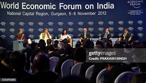 And Managing Director of Tata Consultancy Services India Natarajan Chandrasekaran , Indian Law Minister Ashwani Kumar , Professor of Economics,...
