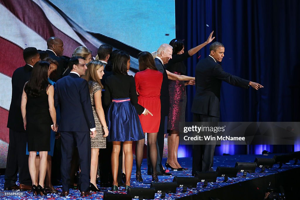 President Obama Holds Election Night Event In Chicago