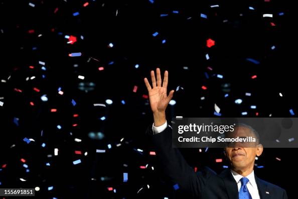 President Obama Holds Election Night Event In Chicago President Obama Holds Election Night Event In Chicago