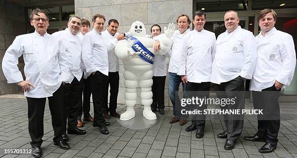 The ten German three-star chefs Helmut Thieltges , Christian Bau Joachim Wissler , Sven Elverfeld , Klaus Erfort , Juan Amador , Thomas Buehner ,...