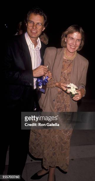 Richard Beymer and wife Katherine Beymer attend ABC TV Press Tour on September 12, 1990 at UCLA Campus in Westwood, California.