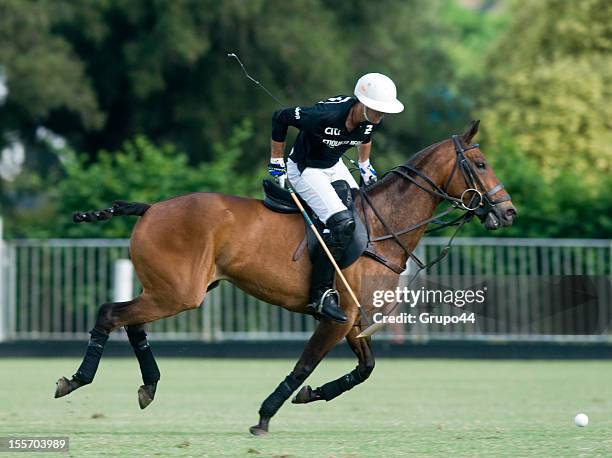 Pieres from Ellerstina in action during a match between Ellerstina and La Natividad as part of the Abierto de Polo de Hurlingham at the Hurlingham...