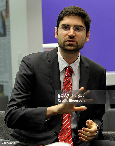 Carlos Ragazzo, general superintendent of Brazil's anti-trust regulator Conselho Administrativo de Defesa Economica, known as Cade , speaks during an...