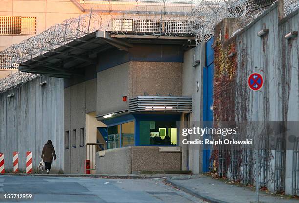 The women's prison JVA Frankfurt Preungesheim, where accused Russian spy with alias Heidrun Anschlag is being held, is pictured on November 6, 2012...