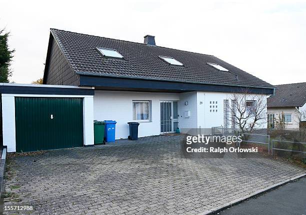 The house at street Ewiger Tal 28, where accused Russian spies with the aliases Andreas and Heidrun Anschlag last lived, stands on November 7, 2012...
