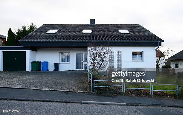 The house at street Ewiger Tal 28, where accused Russian spies with the aliases Andreas and Heidrun Anschlag last lived, stands on November 7, 2012...