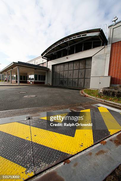 The JVA Weiterstadt prison, where accused Russian spy with alias Andreas Anschlag is being held, is pictured on November 6, 2012 in Weiterstadt near...