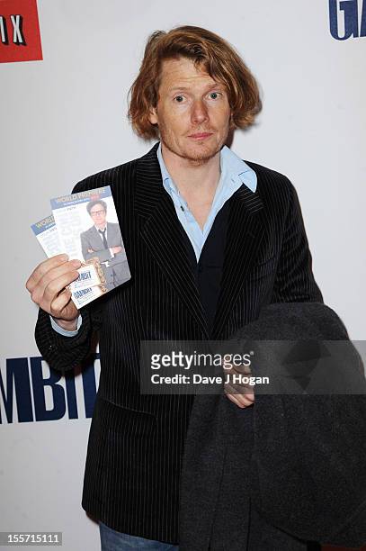 Julian Rhind-Tutt attends the UK premiere of Gambit at The Empire Leicester Square on November 7, 2012 in London, England.