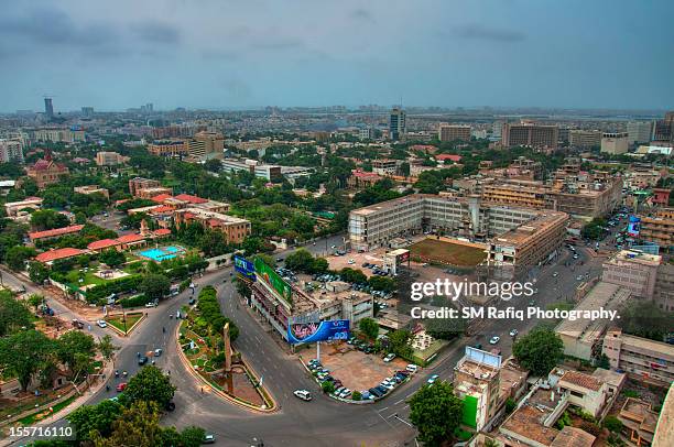 aerial view  of karachi - karachi city stock pictures, royalty-free photos & images