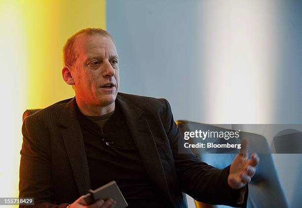 Rich Miner, general partner at Google Ventures, speaks during the Open Mobile Summit & Appcelerate conference in San Francisco, California, U.S., on...
