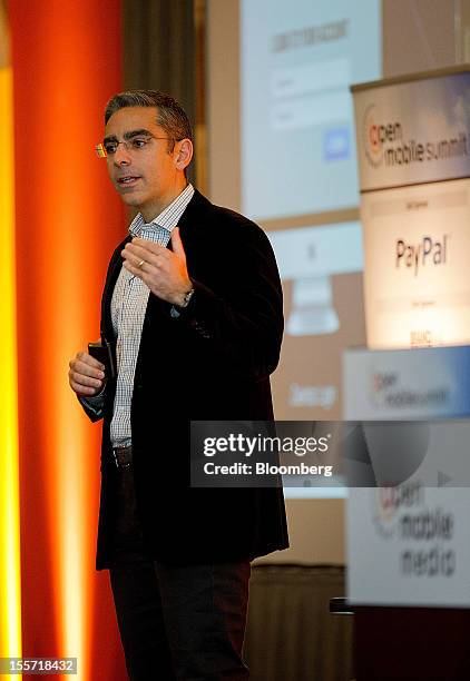 David Marcus, president of PayPal Inc., speaks during the Open Mobile Summit & Appcelerate conference in San Francisco, California, U.S., on...