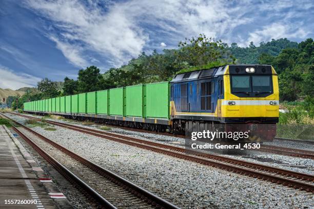 Diesel Container Train 1,241 Diesel Electric Locomotives Stock Photos, High-Res Pictures, and ...