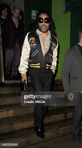 Lenny Kravitz attends Mick Jagger's 80th Birthday at Embargo on the Kings Road, Chelsea July 26 2023 in London, United Kingdom.