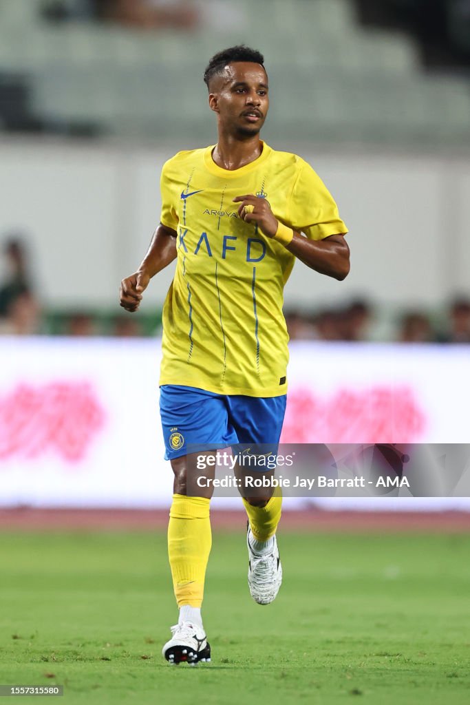 Ghareeb Abdulrahman Ghareeb of Al-Nassr during the pre-season friendly match ...