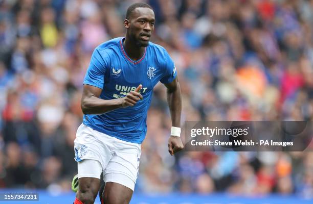 Rangers' Abdallah Sima during the pre-season friendly match at the Ibrox Stadium, Glasgow. Picture date: Saturday July 22, 2023.
