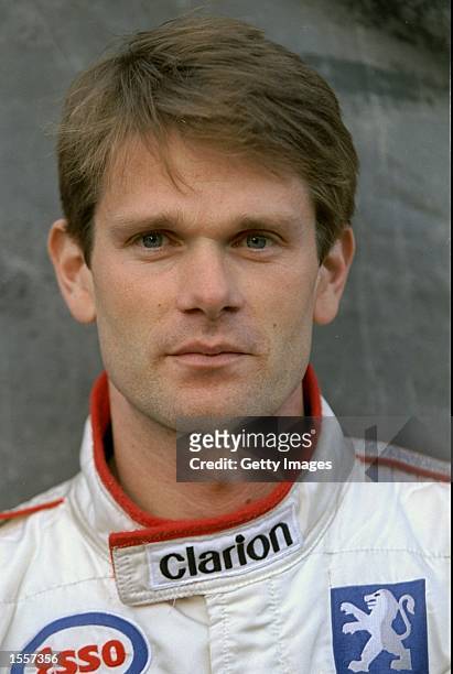 Portrait of Peugeot team driver Marcus Gronholm of Finland. \ Mandatory Credit: AllsportUK /Allsport