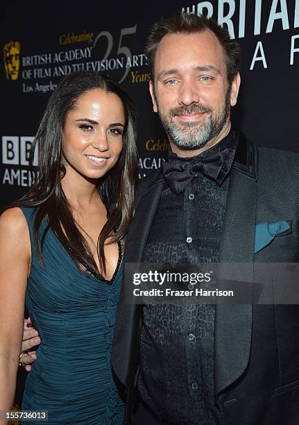 Honoree Trey Parker and Boogie Tillmon arrive at the 2012 BAFTA Los Angeles Britannia Awards Presented By BBC AMERICA at The Beverly Hilton Hotel on...
