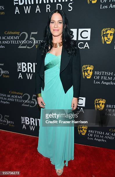 Actress Franka Potente arrives at the 2012 BAFTA Los Angeles Britannia Awards Presented By BBC AMERICA at The Beverly Hilton Hotel on November 7,...