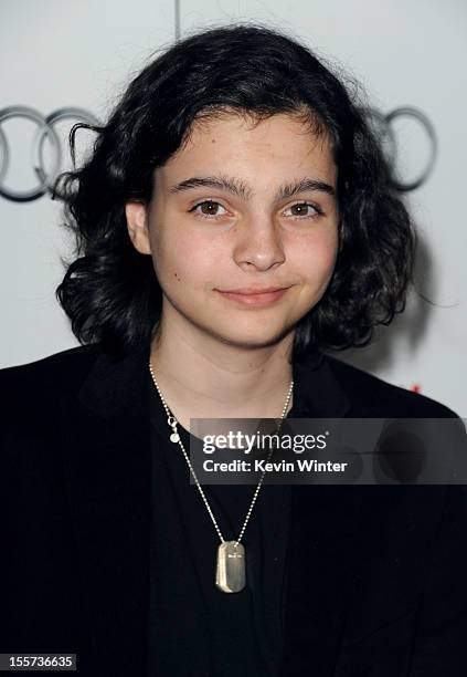 Actor Max Burkholder arrives at the "Ginger And Rosa" special screening during AFI Fest 2012 presented by Audi at Grauman's Chinese Theatre on...