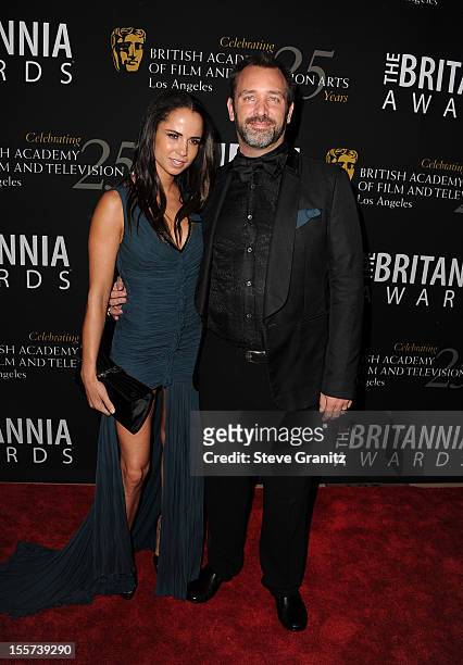 Honoree Trey Parker and Boogie Tillmon arrive at BAFTA LA 2012 Britannia Awards Presented By BBC America at The Beverly Hilton Hotel on November 7,...