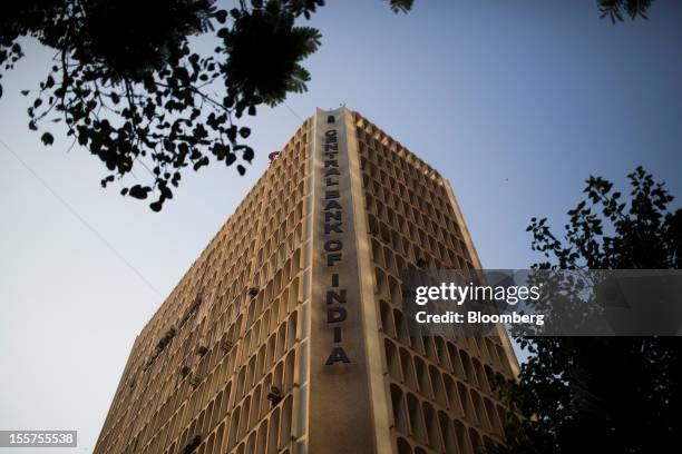 Central Bank of India building stands in Mumbai, India, on Tuesday, Nov. 6, 2012. Reserve Bank of India Governor Duvvuri Subbarao lowered the RBI’s...