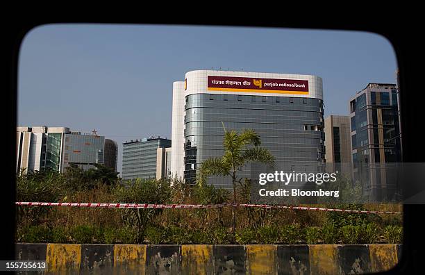 The Punjab National Bank building stands in Bandra Kurla Complex in Mumbai, India, on Tuesday, Nov. 6, 2012. Reserve Bank of India Governor Duvvuri...