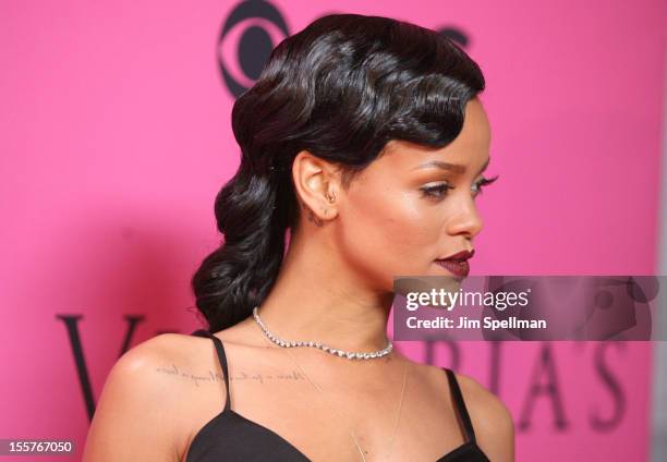 Singer Rihanna attends the 2012 Victoria's Secret Fashion Show at the Lexington Avenue Armory on November 7, 2012 in New York City.