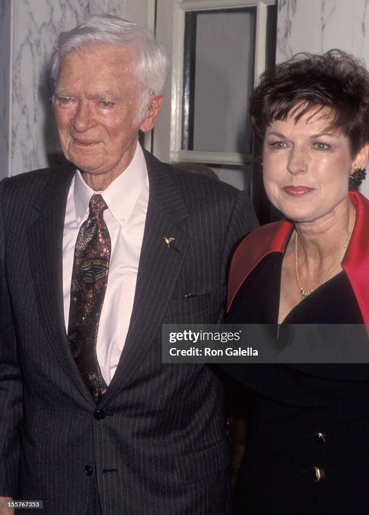 Actor Buddy Ebsen and wife Dorothy Knott attend the American Cinema