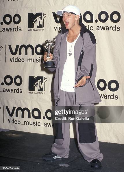 M M The Rapper Rapper Eminem attends the 17th Annual MTV Video Music Awards on... News ...