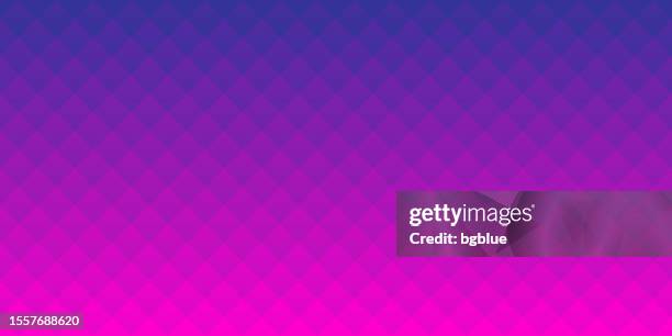 ilustrações de stock, clip art, desenhos animados e ícones de abstract geometric background - mosaic with squares and purple gradient - padrão de losangos