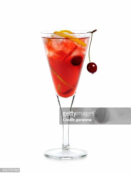 cherry cocktail - cerise photos et images de collection