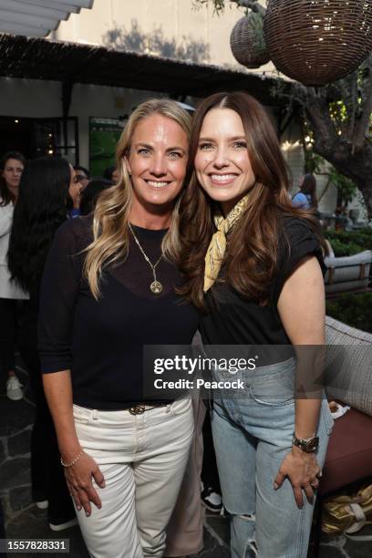 La Copa Mundial Femenina de la FIFA Peacock Watch Party" -- Pictured: Kelly Campbell, President, Peacock and Direct-to-Consumer, NBCUniversal; Sophia...