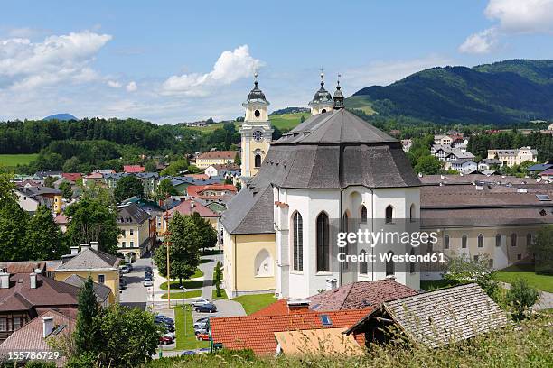 austria, view of st. michael - vocklabruck stock pictures, royalty-free photos & images