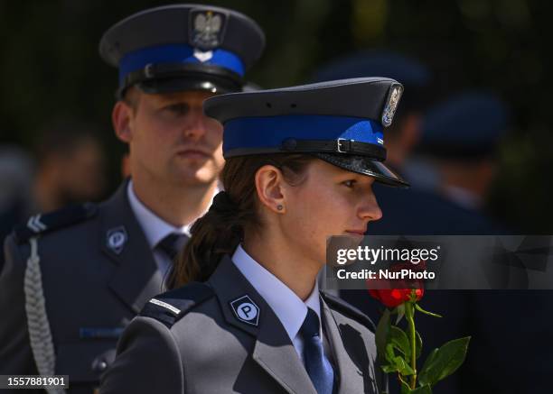 The celebration of the Police Day in Lesser Poland Province held in Wawel Castle, in Krakow, on July 27 in Krakow, Lesser Poland Voivodeship, Poland.