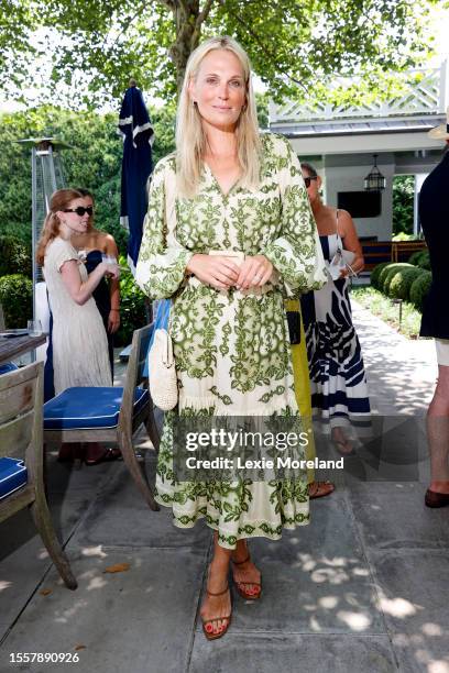Molly Sims at the Thirteen Lune + MYTHERESA Hampton's Luncheon on July 27, 2023 in Sagaponack, New York.