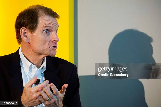 Joe Kennedy, chief executive officer of Pandora Media Inc., speaks during the Open Mobile Summit & Appcelerate conference in San Francisco,...