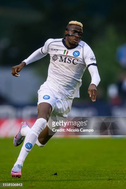 Victor Osimhen of SSC Napoli runs during the pre-season friendly football match between SSC Napoli and SPAL. The match ended 1-1 tie.