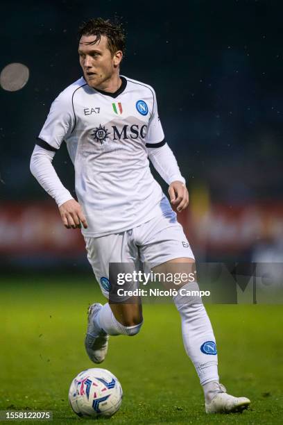 Piotr Zielinski of SSC Napoli in action during the pre-season friendly football match between SSC Napoli and SPAL. The match ended 1-1 tie.