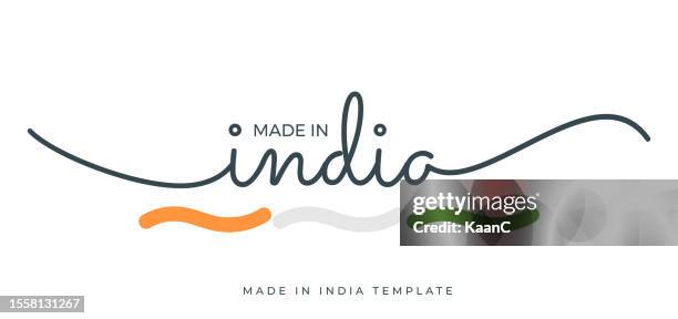 made in the india, product emblem stock illustration - certificate template star stock illustrations
