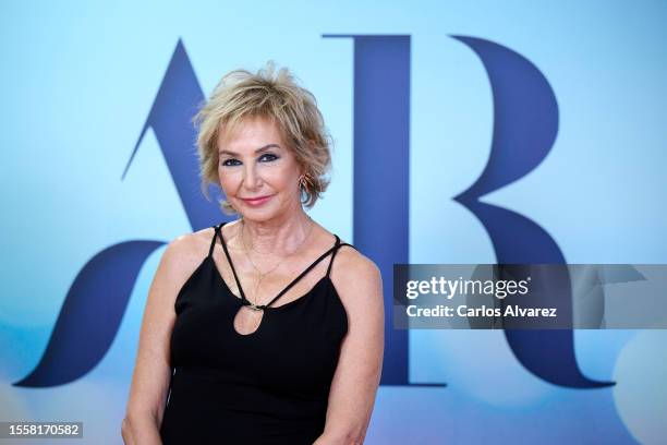 Journalist Ana Rosa Quintana dismisses her morning show 'El Programa de Ana Rosa' after 19 broadcast seasons on July 20, 2023 in Madrid, Spain.