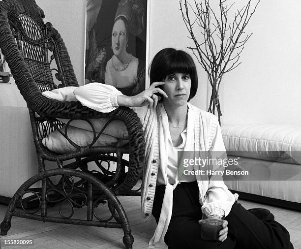 Writer Nora Ephron is photographed for People Magazine in 1978 in New York City.