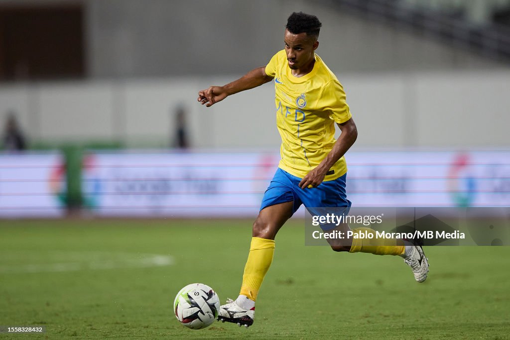 Ghareeb Abdulrahman Ghareeb of Al Nassr during the pre-season friendly match ...