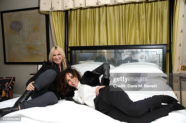 Meg Mathews and Guest attends as Meg Mathews of MM Designs and Rachel Galley Jewellery Design launch their first collaboration 'The Venom Collection'...