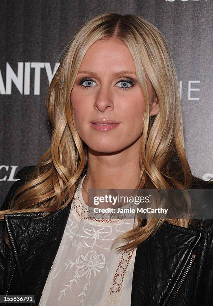 Nicky Hilton attends The Cinema Society with Dior & Vanity Fair screening of "Rust and Bone" at Landmark's Sunshine Cinema on November 8, 2012 in New...