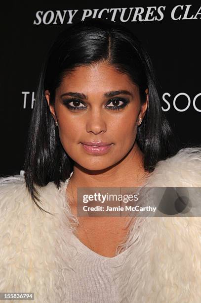 Rachel Roy attends The Cinema Society with Dior & Vanity Fair screening of "Rust And Bone" at Landmark Sunshine Cinema on November 8, 2012 in New...