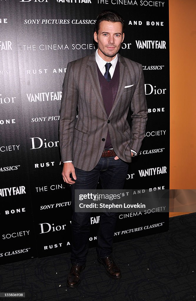 The Cinema Society With Dior & Vanity Fair Host A Screening Of "Rust And Bone" - Arrivals