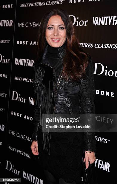 Designer Catherine Malandrino attends The Cinema Society with Dior & Vanity Fair screening of "Rust And Bone" at Landmark Sunshine Cinema on November...