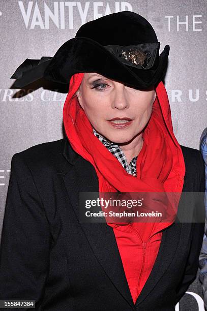 Debbie Harry attends The Cinema Society with Dior & Vanity Fair screening of "Rust And Bone" at Landmark Sunshine Cinema on November 8, 2012 in New...