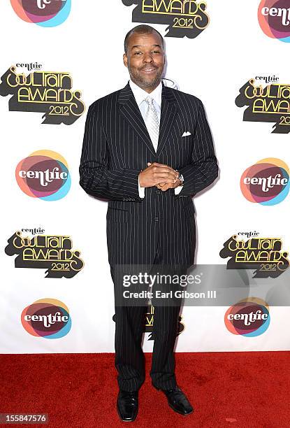 Chief Executive Officer of Soul Train Holdings Kenard Gibbs arrives at the Soul Train Awards 2012 at PH Live at Planet Hollywood Resort & Casino on...