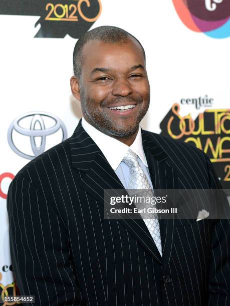 Chief Executive Officer of Soul Train Holdings Kenard Gibbs arrives at the Soul Train Awards 2012 at PH Live at Planet Hollywood Resort & Casino on...